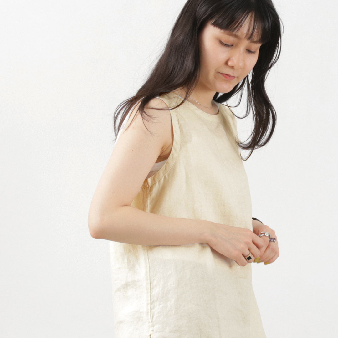 【50%OFF】LAITERIE(レイトリー) リユールリネン ロングタンクトップ