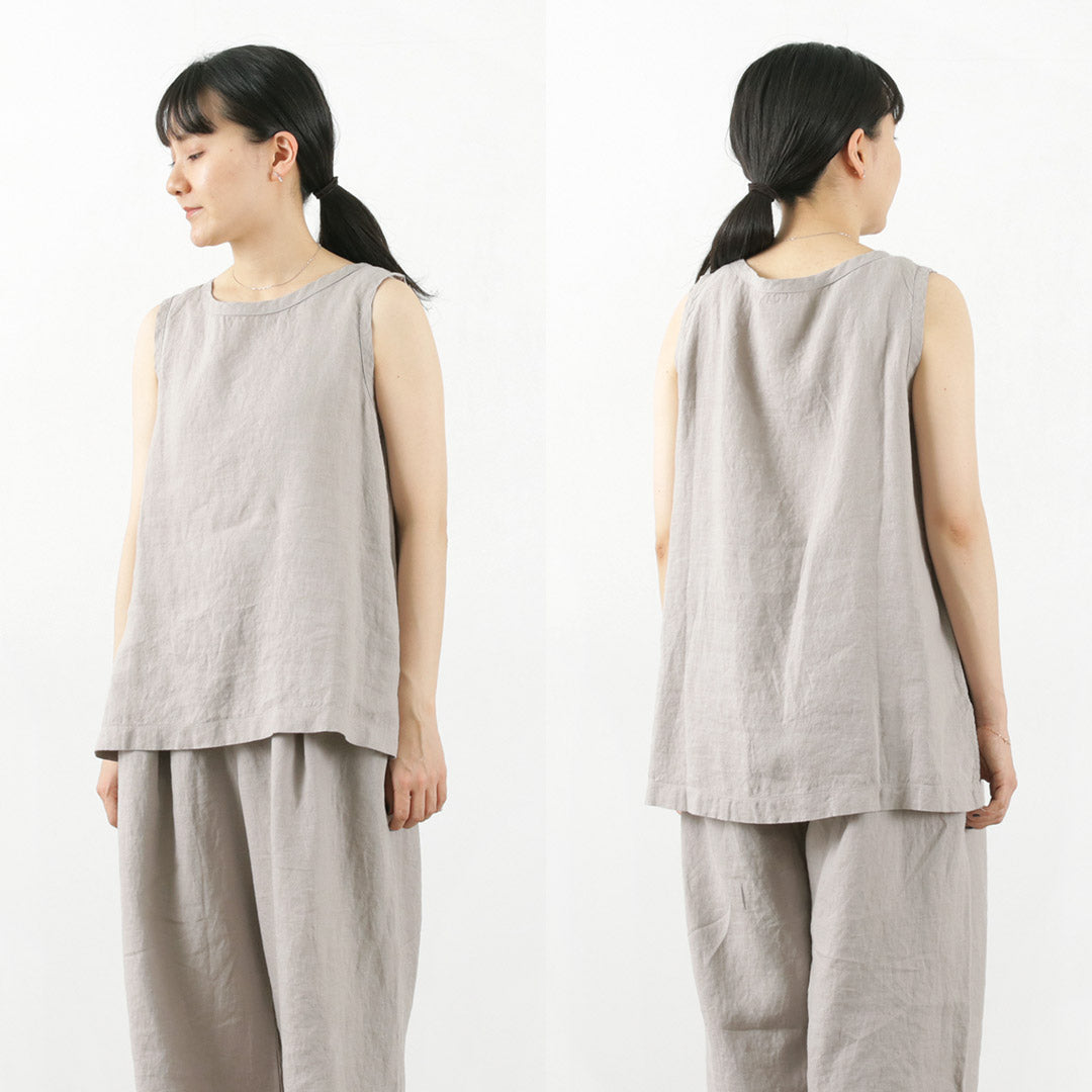 【50%OFF】LAITERIE(レイトリー) リユールリネン ロングタンクトップ