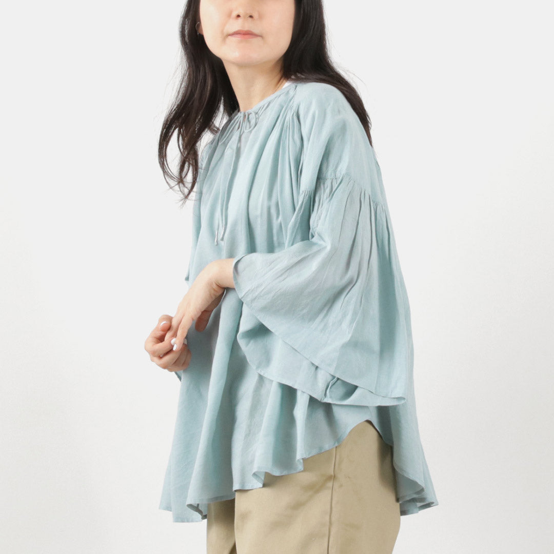 【50%OFF】TUMUGU(ツムグ) スシボイル 2WAY ブラウス