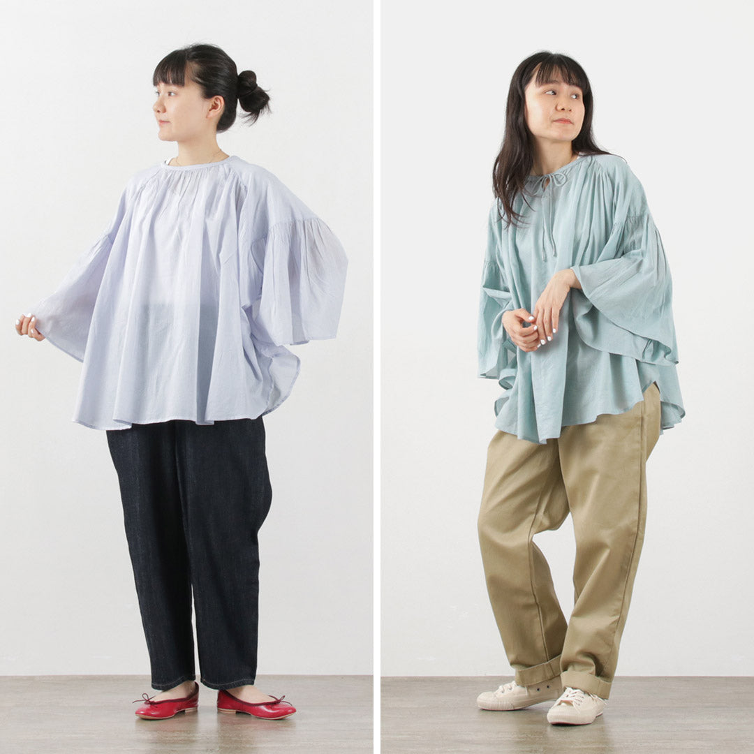 【50%OFF】TUMUGU(ツムグ) スシボイル 2WAY ブラウス