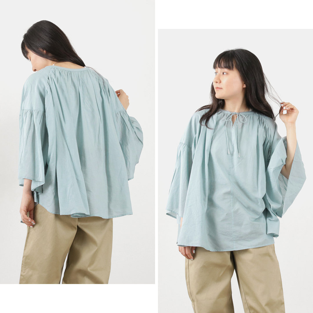 【50%OFF】TUMUGU(ツムグ) スシボイル 2WAY ブラウス