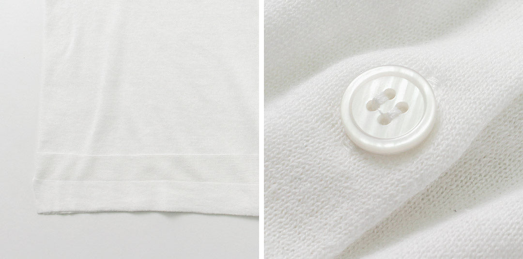 【50%OFF】MAO MADE(マオメイド) カラー別注 ポロ衿 ショート丈 カーディガン