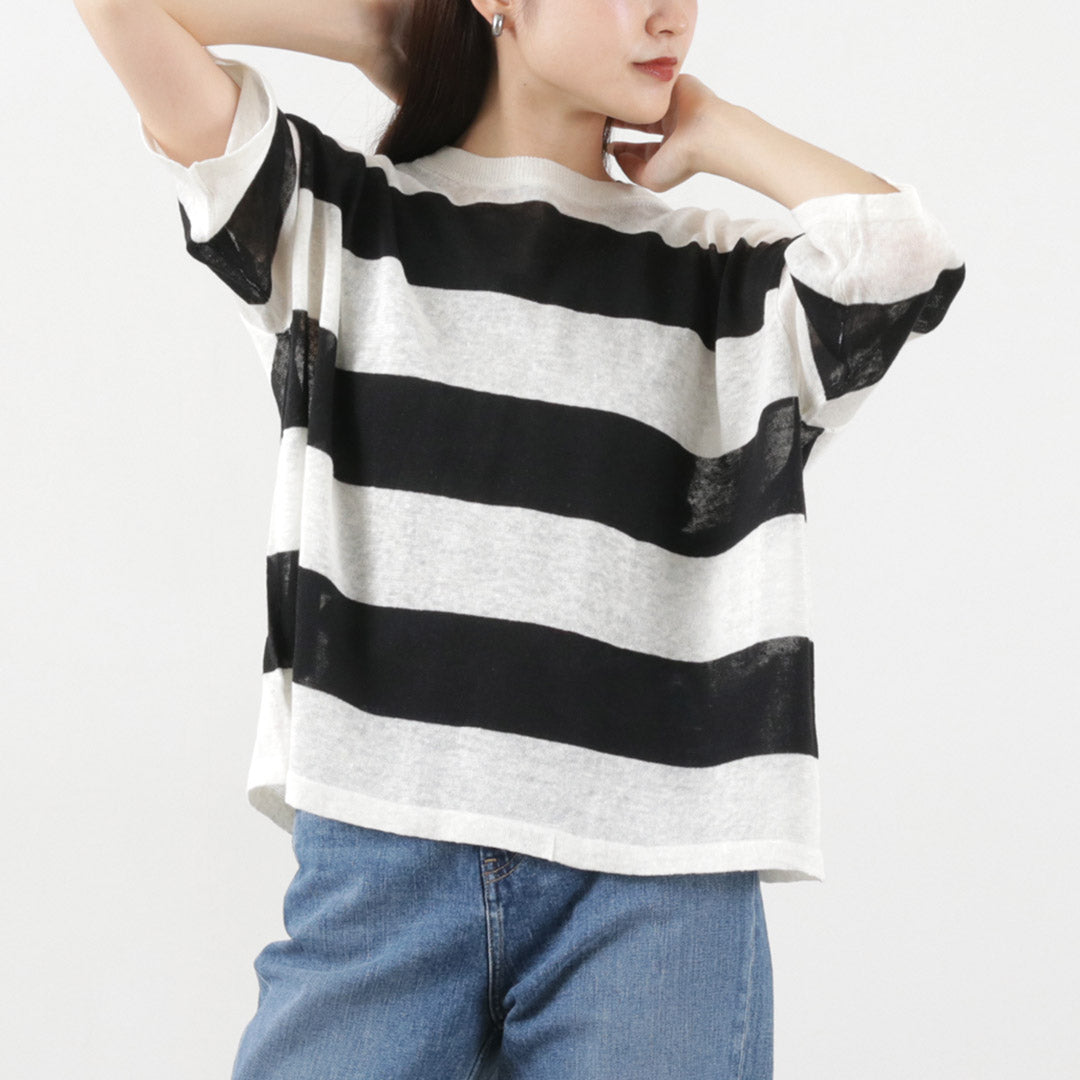 【50%OFF】MAO MADE(マオメイド) トスコリネン 2WAY ワイド プルオーバー