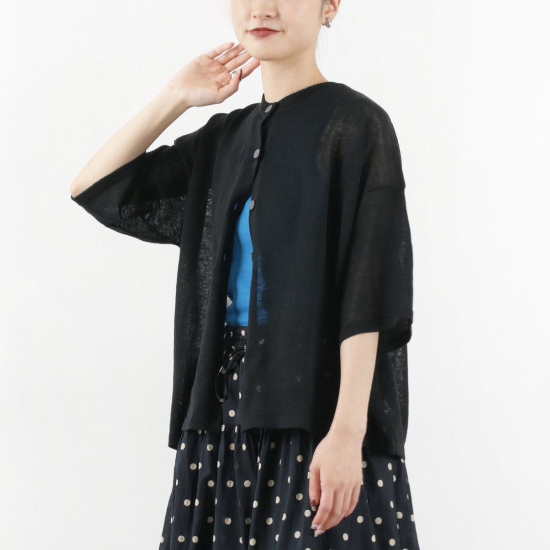 【50%OFF】MAO MADE(マオメイド) トスコリネン 2WAY ワイド プルオーバー