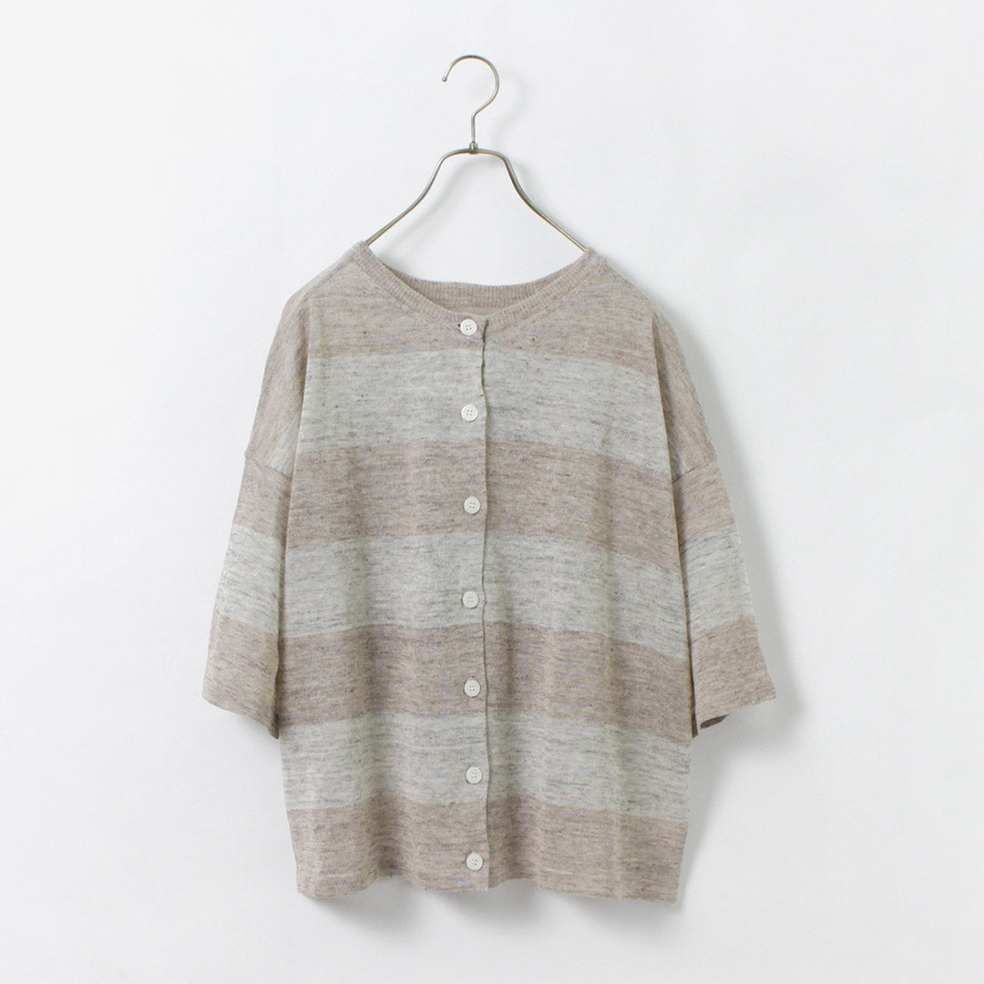 【50%OFF】MAO MADE(マオメイド) トスコリネン 2WAY ワイド プルオーバー