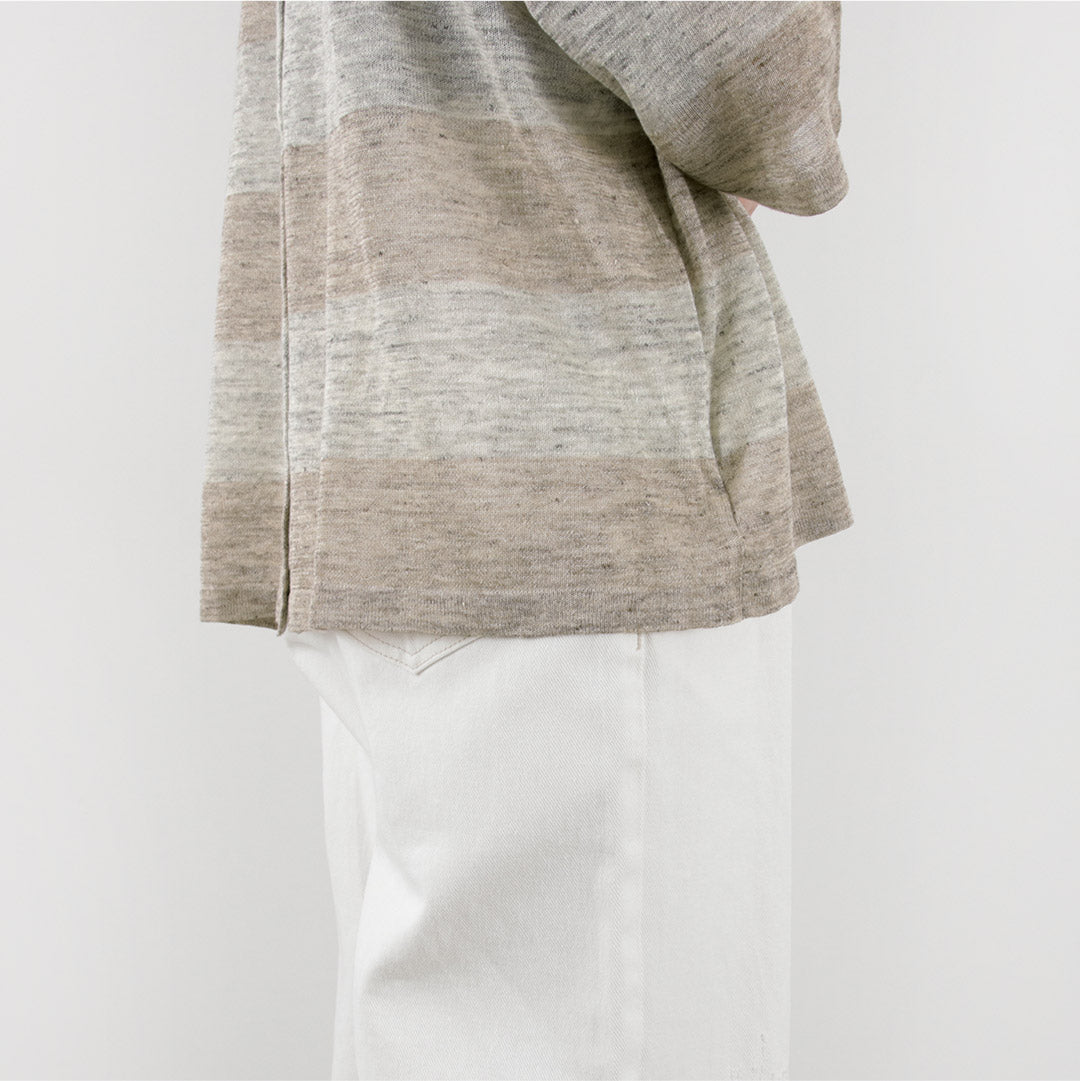 【50%OFF】MAO MADE(マオメイド) トスコリネン 2WAY ワイド プルオーバー