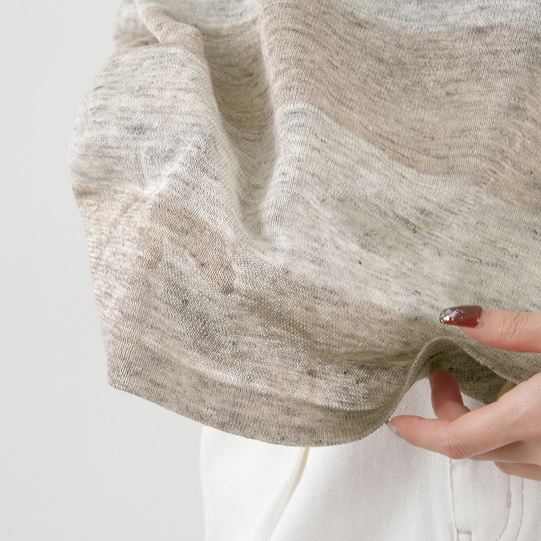 【50%OFF】MAO MADE(マオメイド) トスコリネン 2WAY ワイド プルオーバー