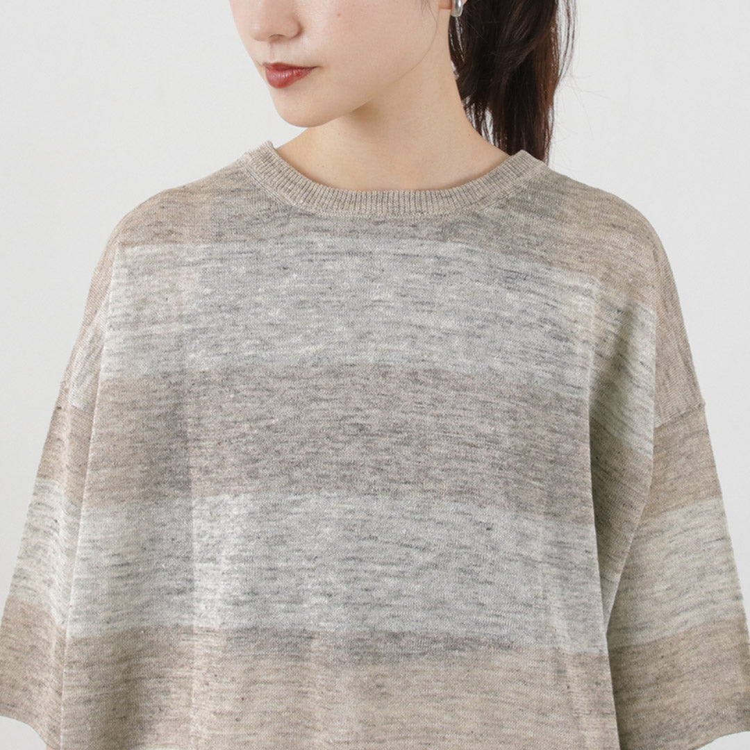 【50%OFF】MAO MADE(マオメイド) トスコリネン 2WAY ワイド プルオーバー