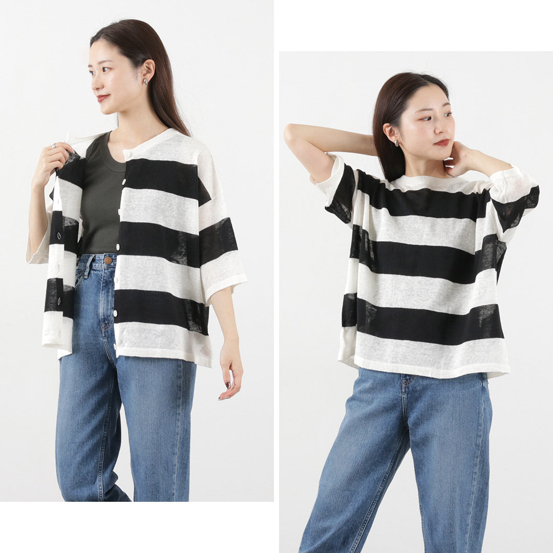 【50%OFF】MAO MADE(マオメイド) トスコリネン 2WAY ワイド プルオーバー