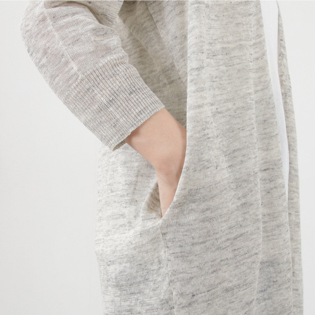 【50%OFF】MAO MADE(マオメイド) トスコリネン ミディアム丈 カーディガン