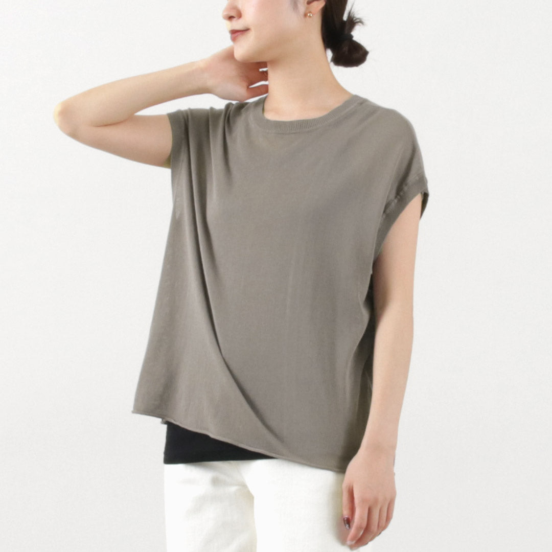 【50%OFF】MAO MADE(マオメイド) カラー別注 フレンチスリーブ 2Way プルオーバー