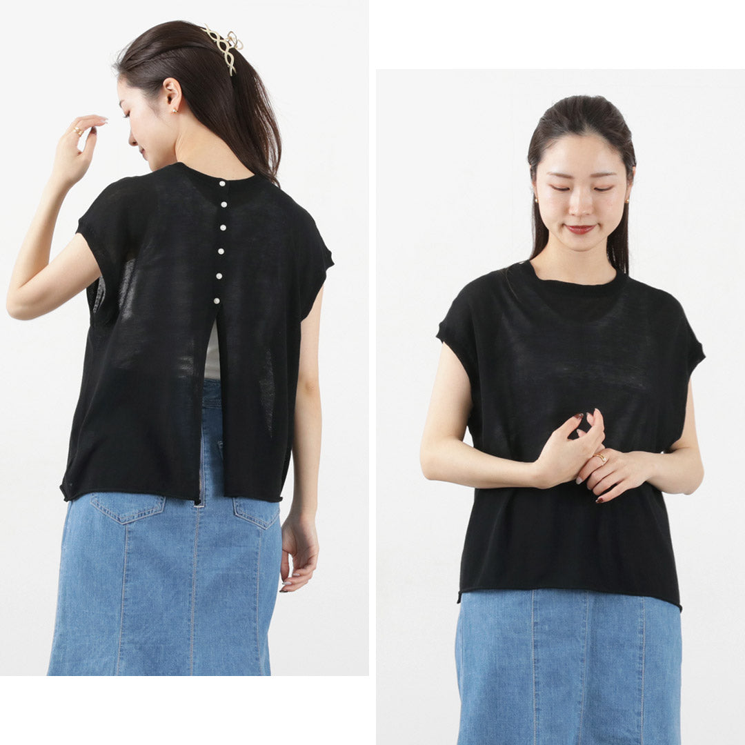 【50%OFF】MAO MADE(マオメイド) カラー別注 フレンチスリーブ 2Way プルオーバー