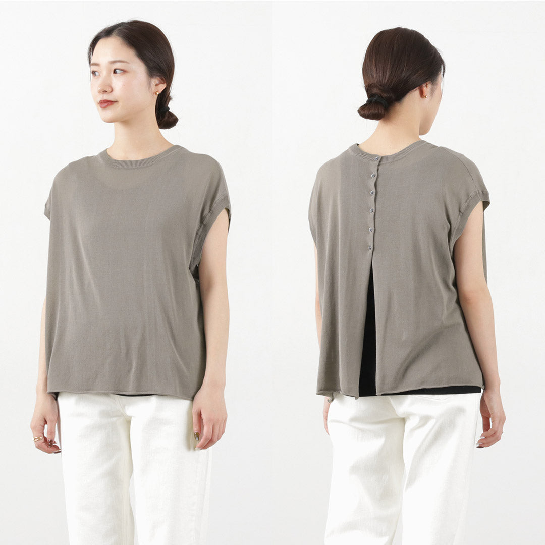 【50%OFF】MAO MADE(マオメイド) カラー別注 フレンチスリーブ 2Way プルオーバー