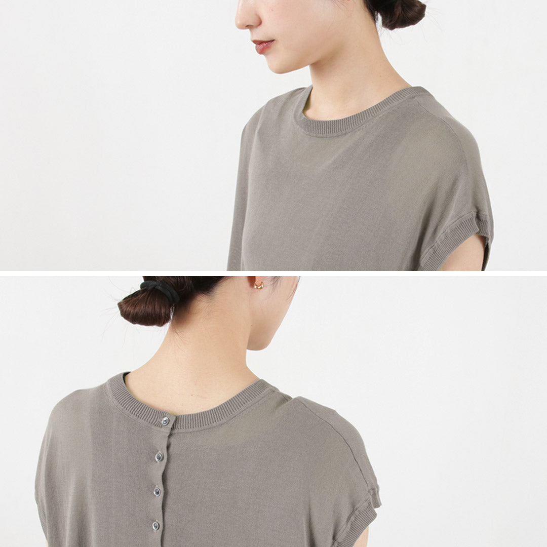 【50%OFF】MAO MADE(マオメイド) カラー別注 フレンチスリーブ 2Way プルオーバー