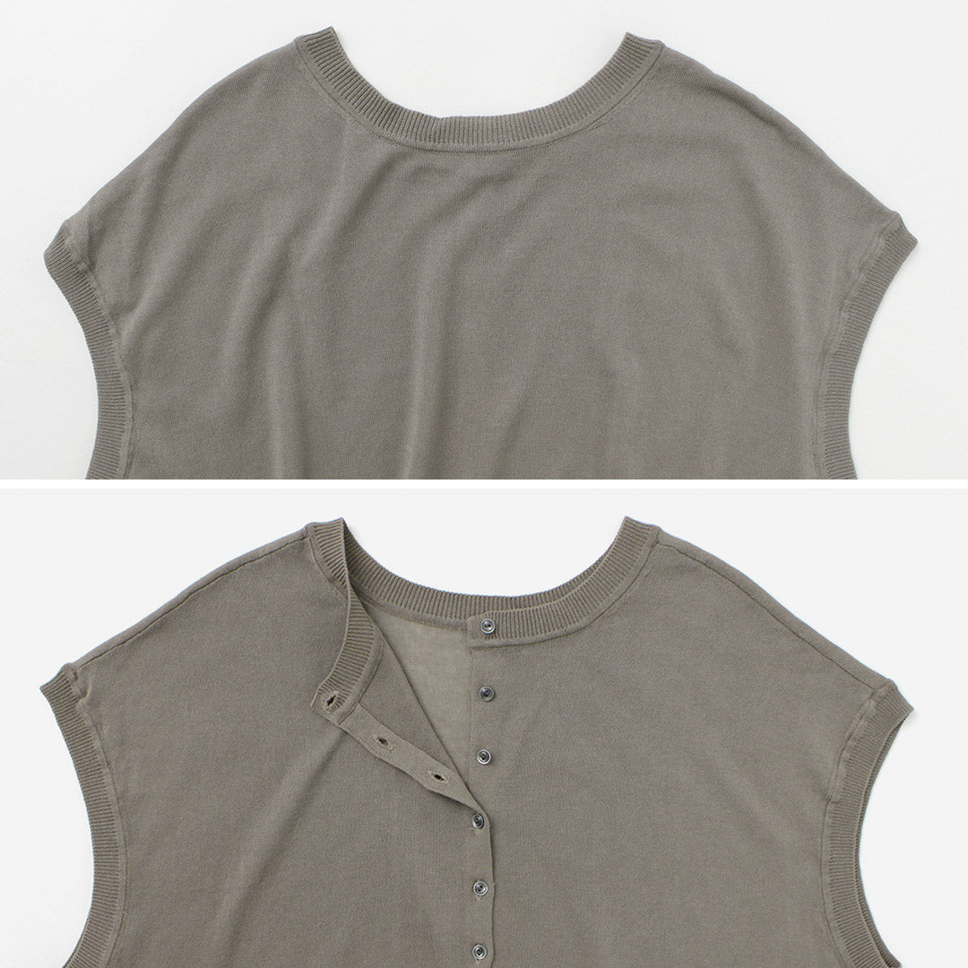 【50%OFF】MAO MADE(マオメイド) カラー別注 フレンチスリーブ 2Way プルオーバー