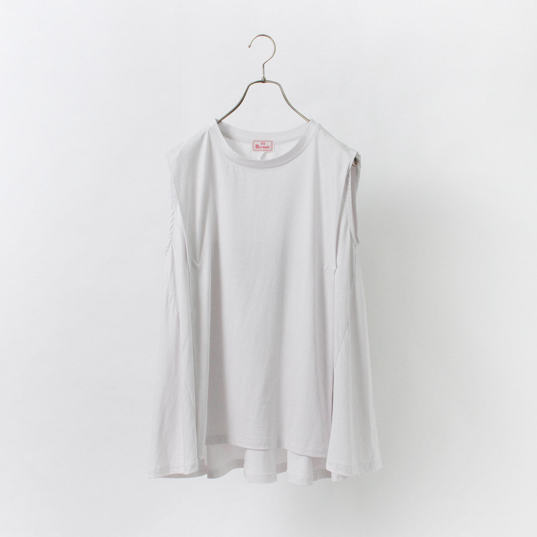 【50%OFF】MAO MADE(マオメイド) バックフレア ショルダータック ノースリーブ