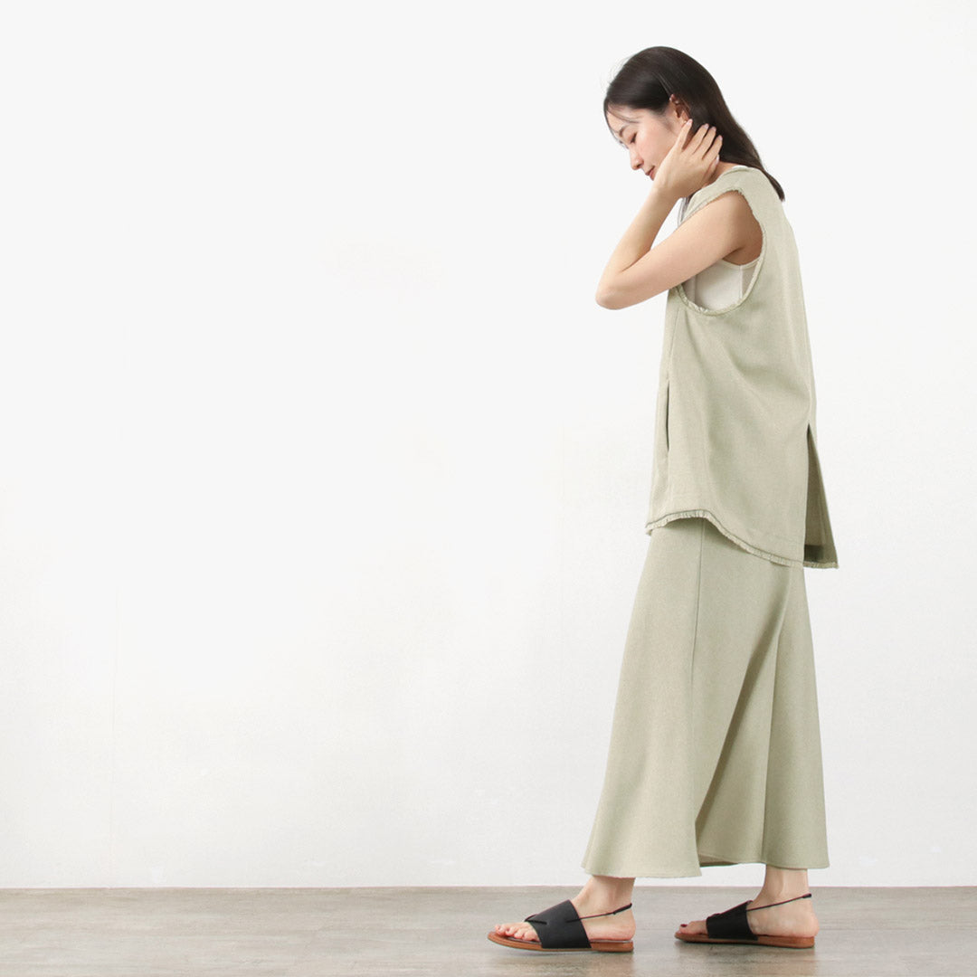 【50%OFF】CHIGNON(シニヨン) リネンライク フリンジ ベスト