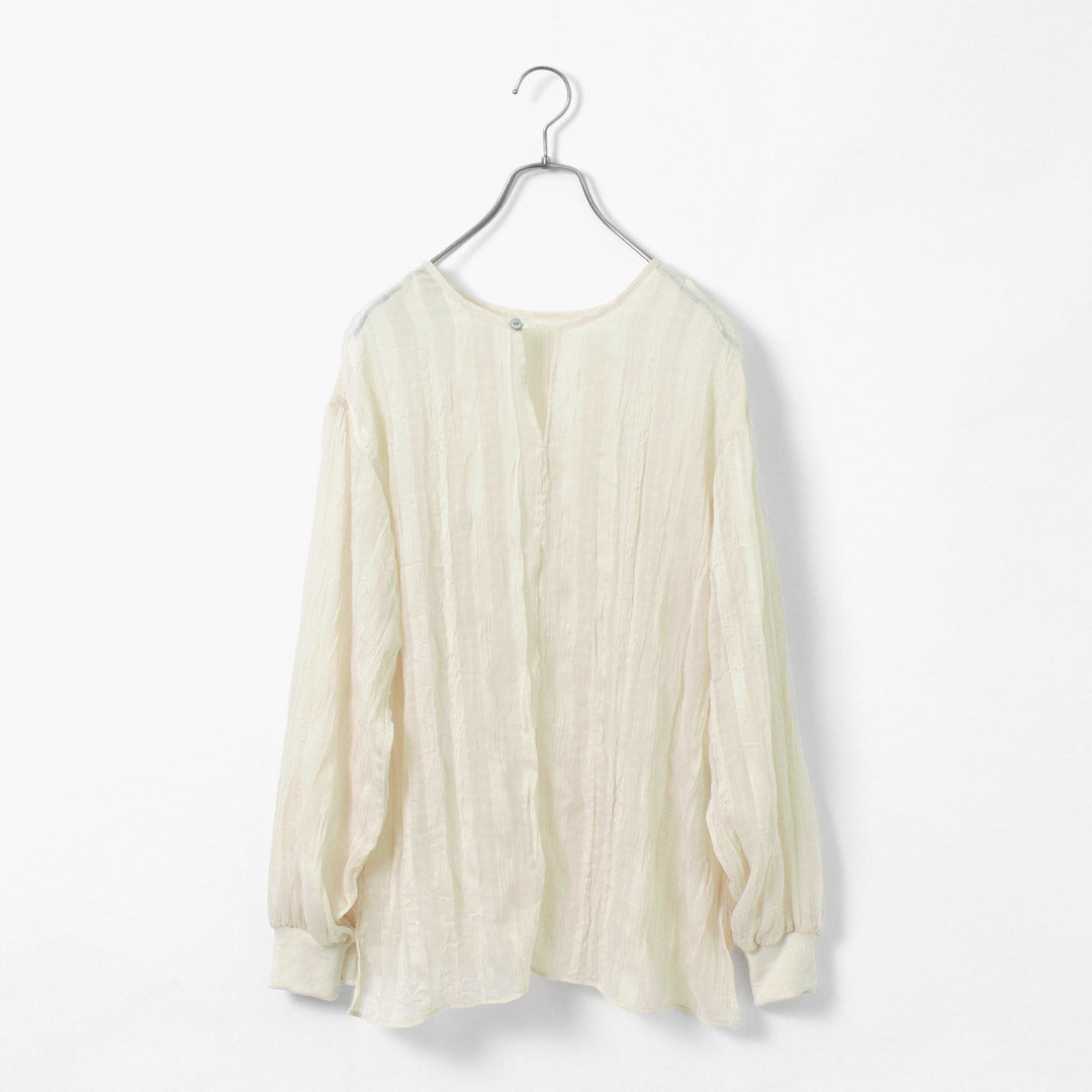 【50%OFF】CHIGNON(シニヨン) シアーチェック ワッシャーブラウス