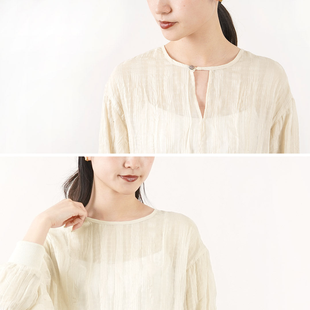 【50%OFF】CHIGNON(シニヨン) シアーチェック ワッシャーブラウス