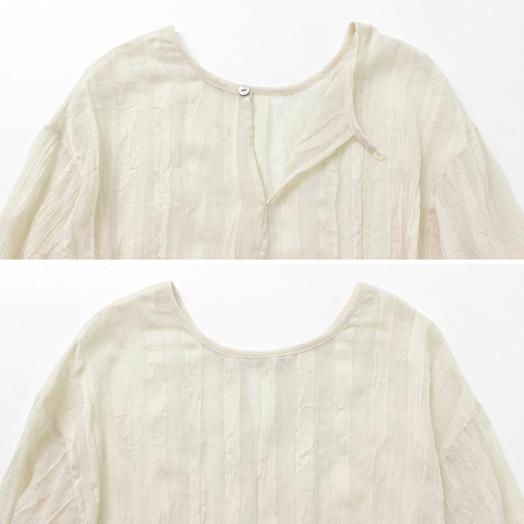 【50%OFF】CHIGNON(シニヨン) シアーチェック ワッシャーブラウス