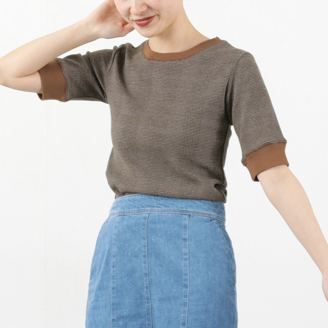 【50%OFF】JOHNBULL(ジョンブル) ランダムボーダー TEE