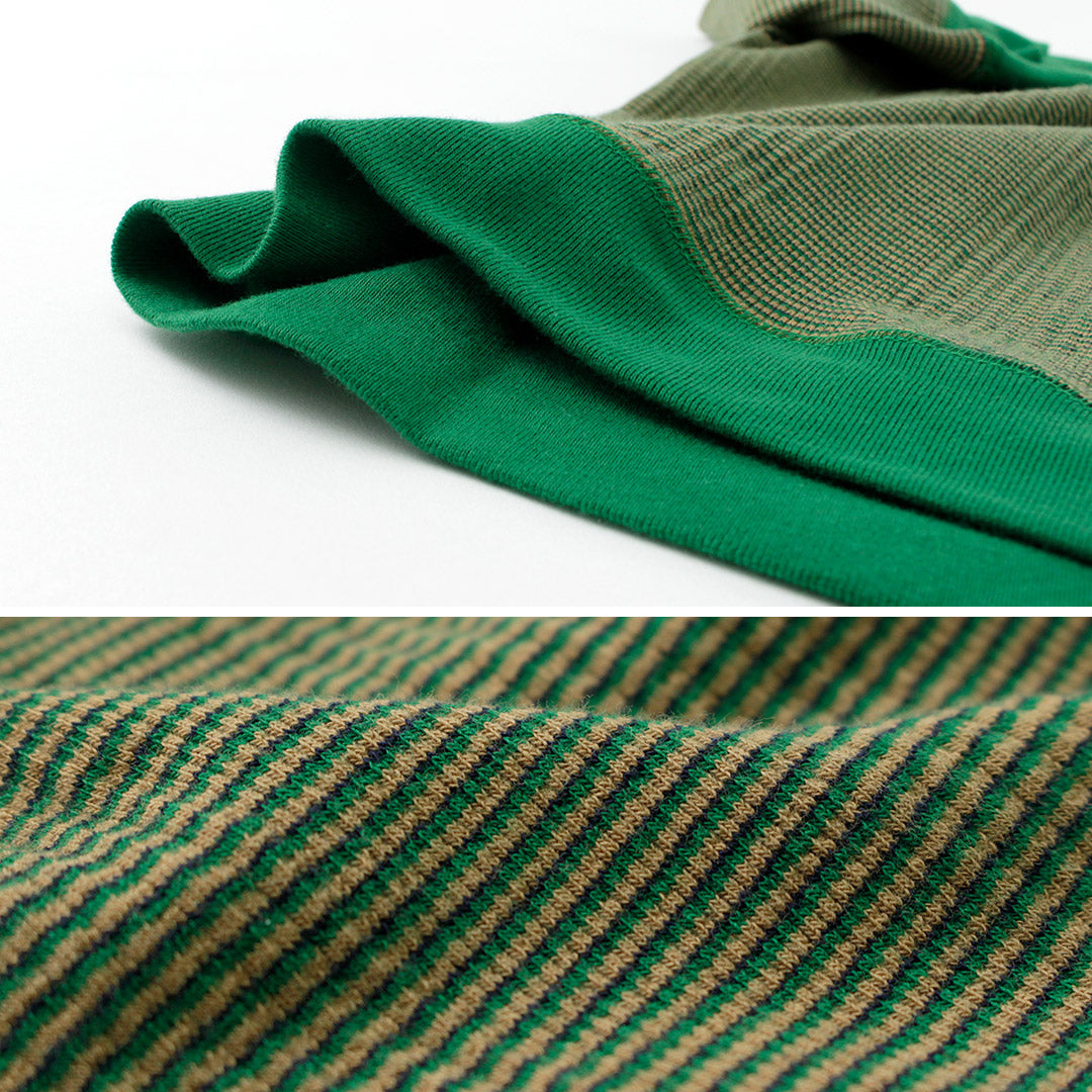 【50%OFF】JOHNBULL(ジョンブル) ランダムボーダー TEE