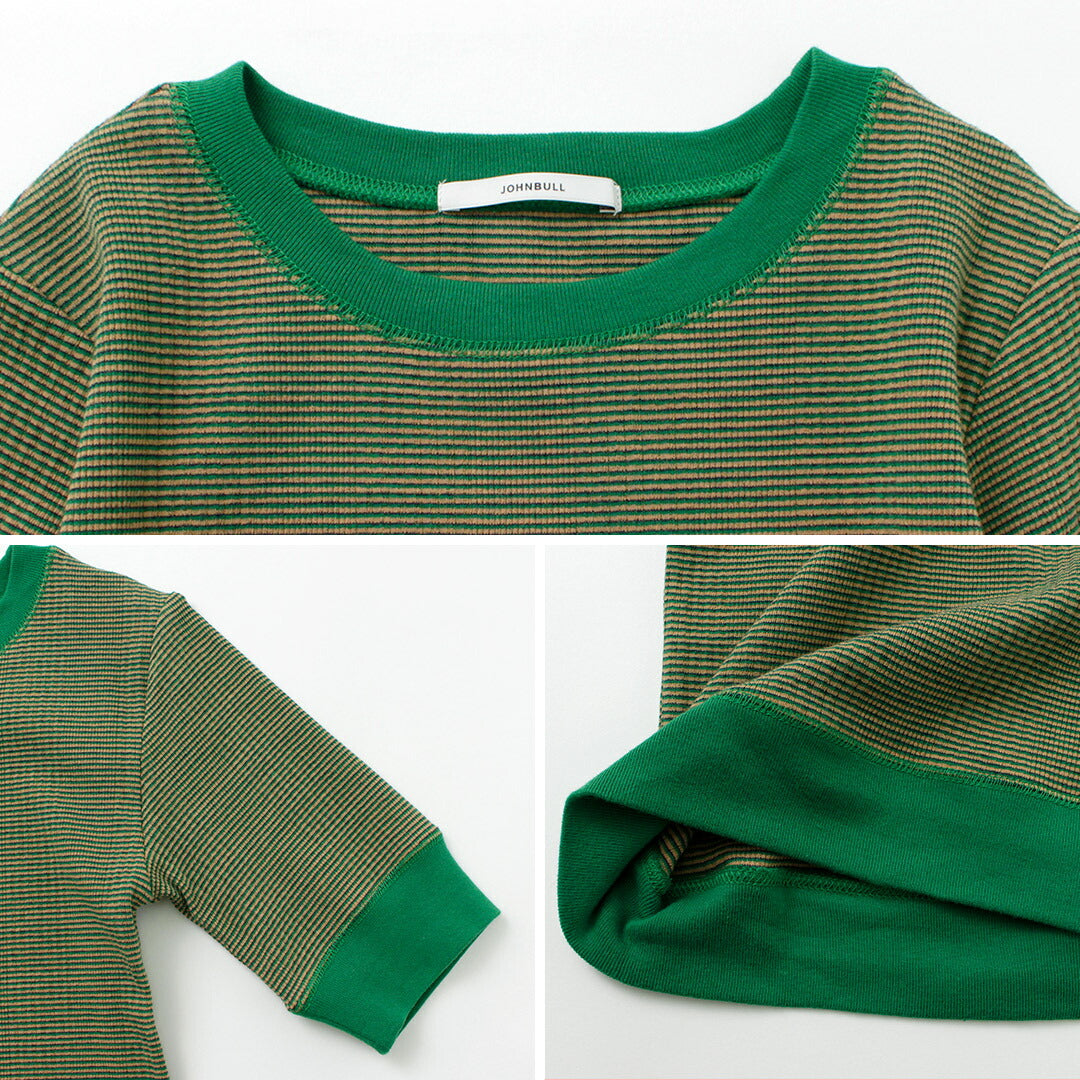 【50%OFF】JOHNBULL(ジョンブル) ランダムボーダー TEE