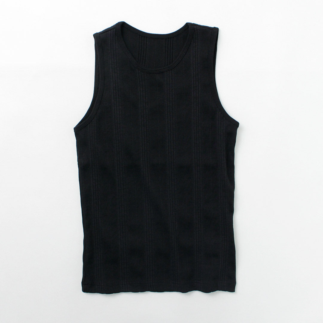 【50%OFF】JOHNBULL(ジョンブル) ランダム リブ タンクトップ