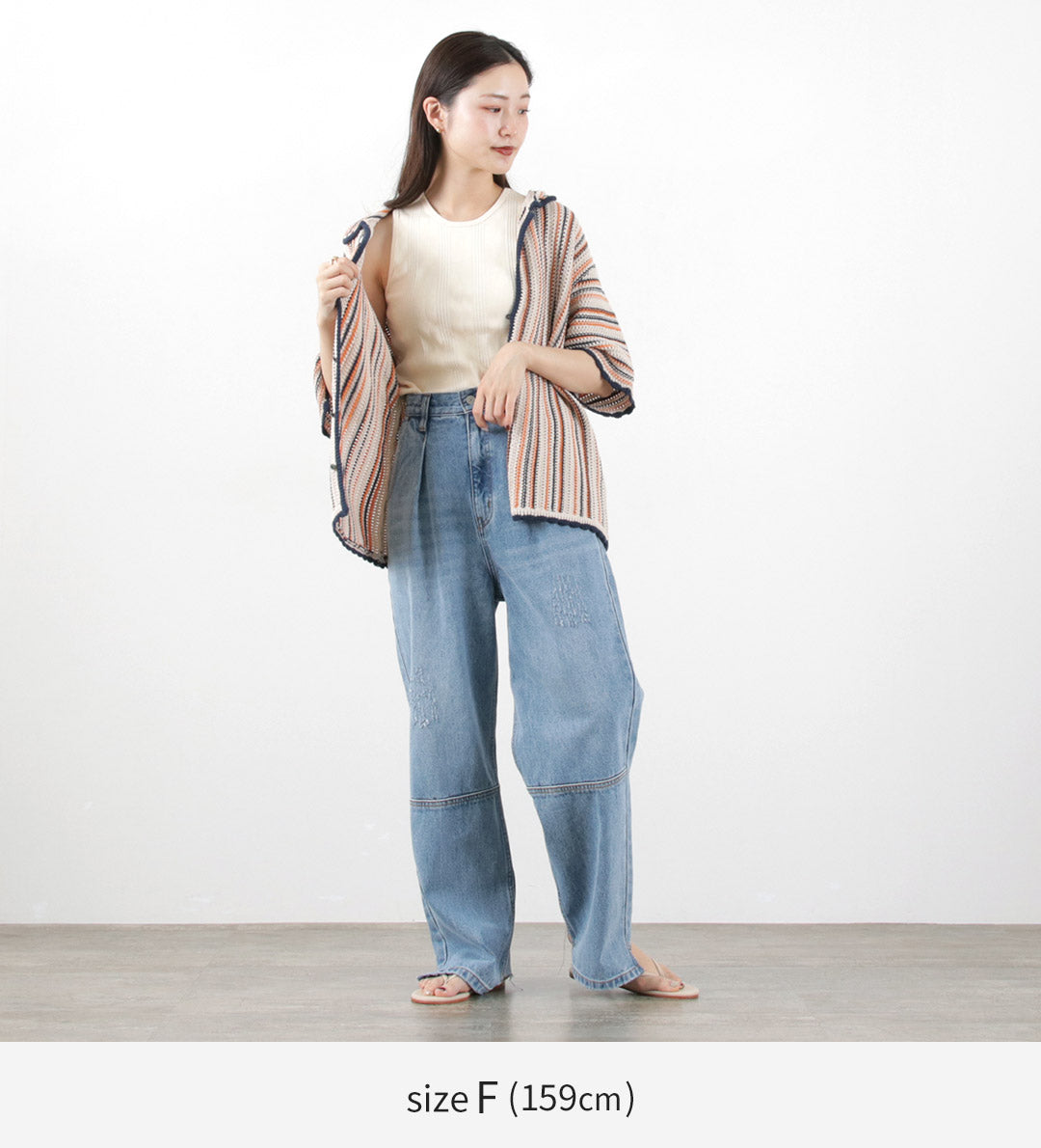 【50%OFF】JOHNBULL(ジョンブル) ランダム リブ タンクトップ