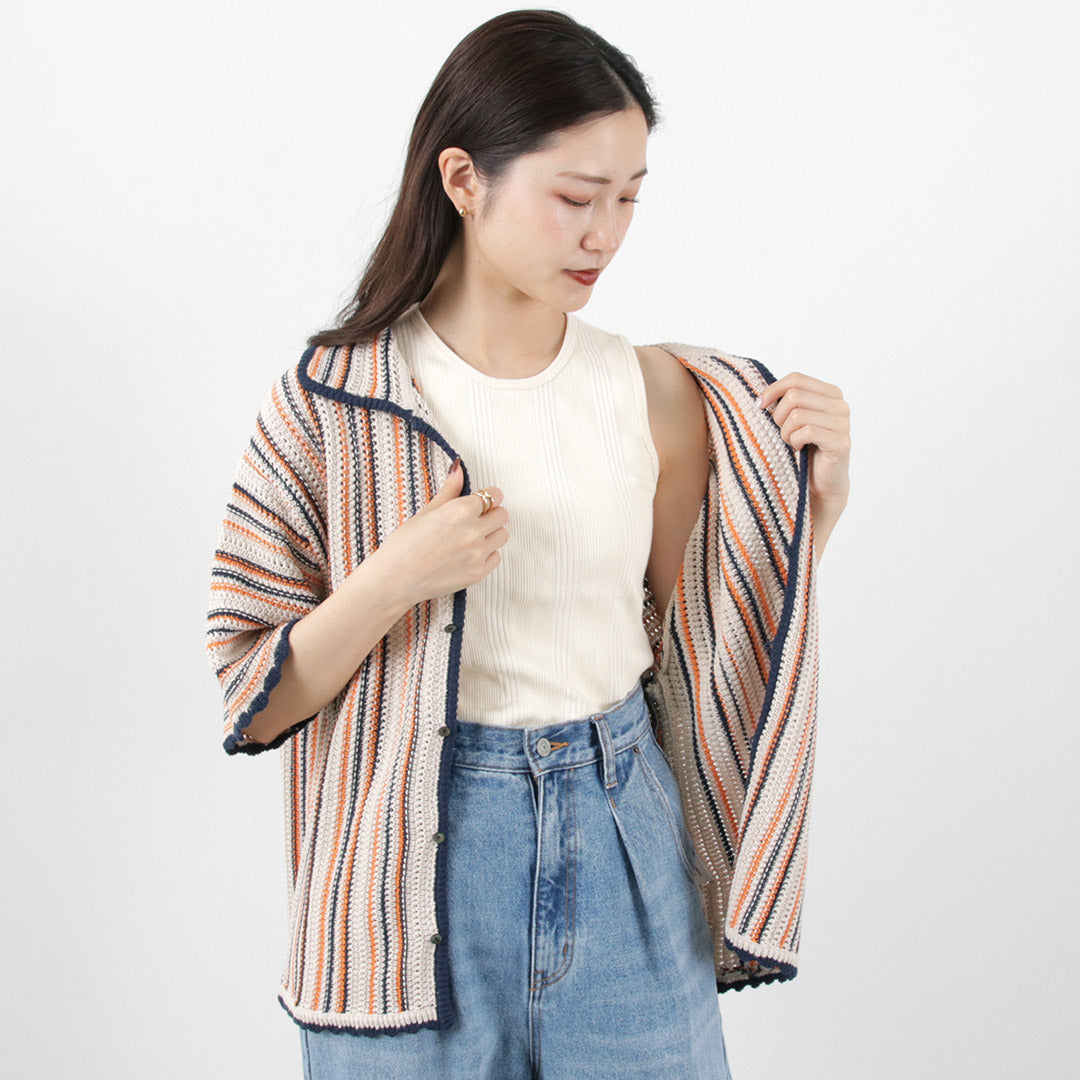 【50%OFF】JOHNBULL(ジョンブル) ランダム リブ タンクトップ