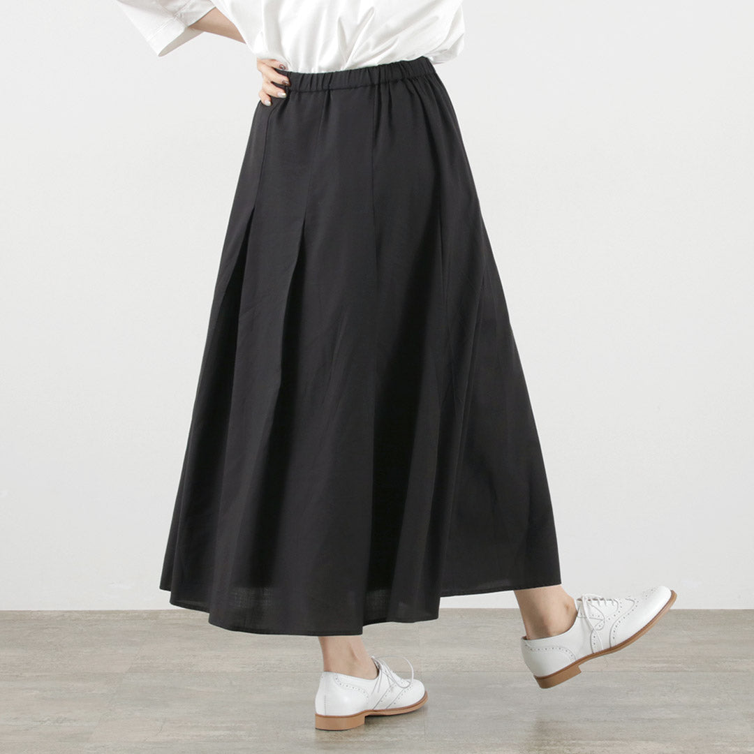 【50%OFF】MIDIUMI(ミディウミ) イージー ワイド タックスカート