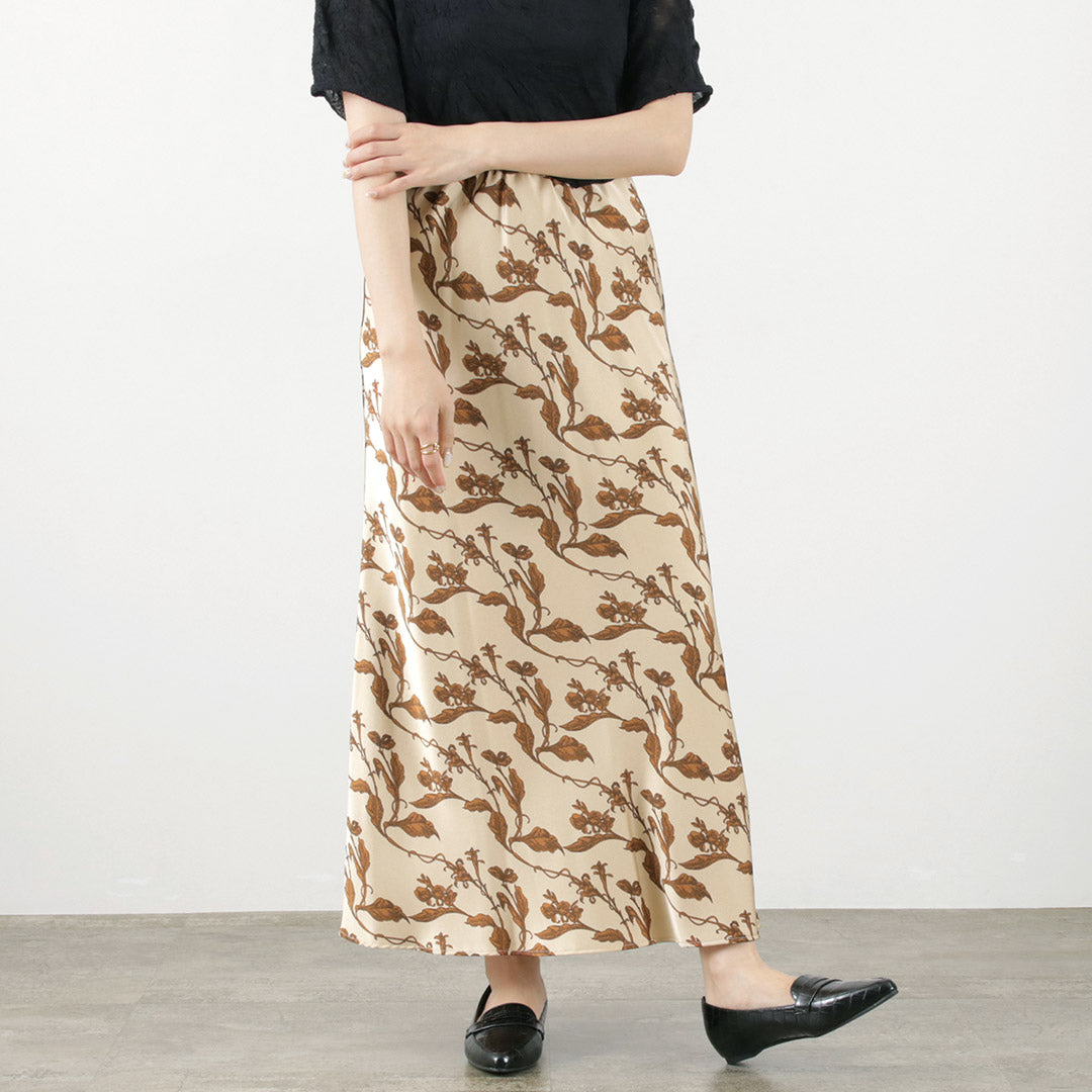 【50%OFF】CHIGNON(シニヨン) Vintage柄バイアスマーメイドスカート