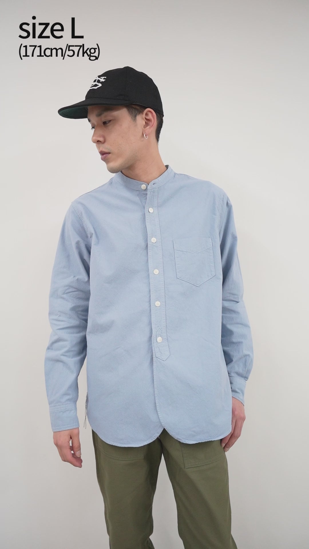 30％OFF】FOB FACTORY（FOBファクトリー） F3464 ダイ バンドカラー