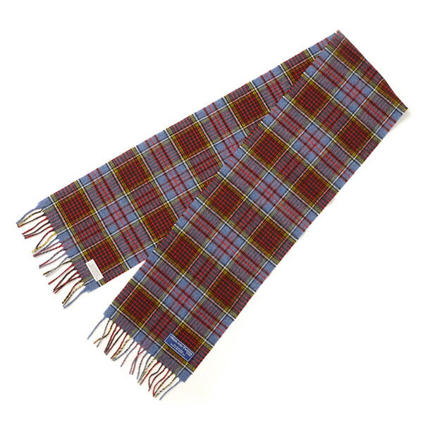 HIGHLAND TWEEDS(ハイランドツイード) ラムウール チェック マフラー
