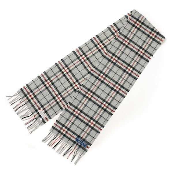 HIGHLAND TWEEDS(ハイランドツイード) ラムウール チェック マフラー