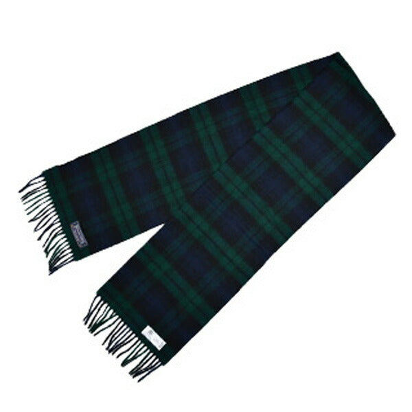 HIGHLAND TWEEDS(ハイランドツイード) ラムウール チェック マフラー
