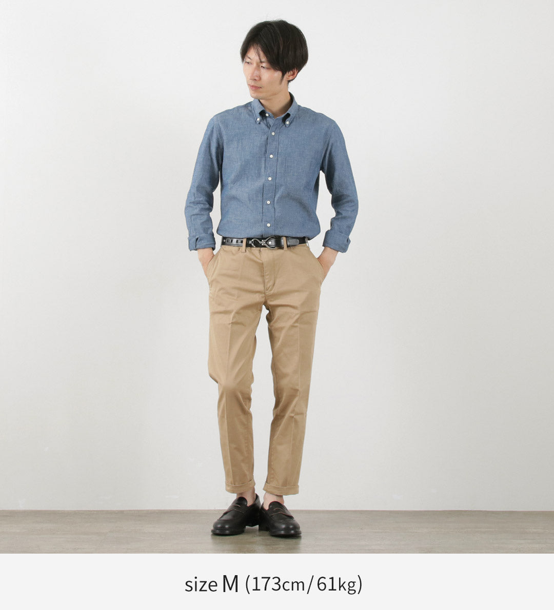 ROCOCO(ロココ) セルヴィッチ シャンブレーボタンダウンシャツ