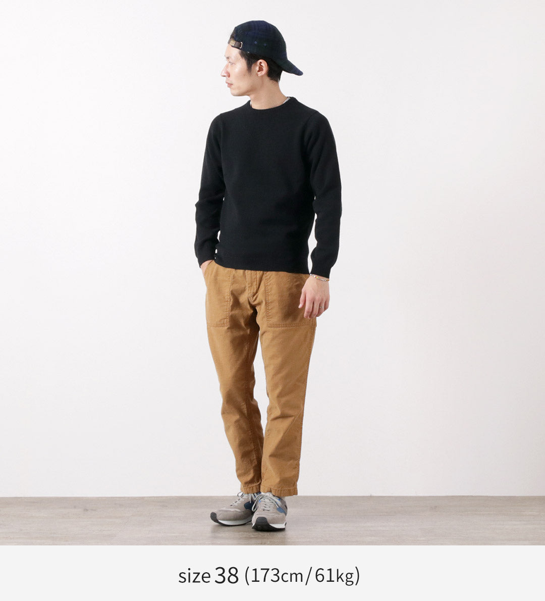 【20%OFF】WILLIAM LOCKIE(ウイリアムロッキー) ラムズウール クルーネック ニット