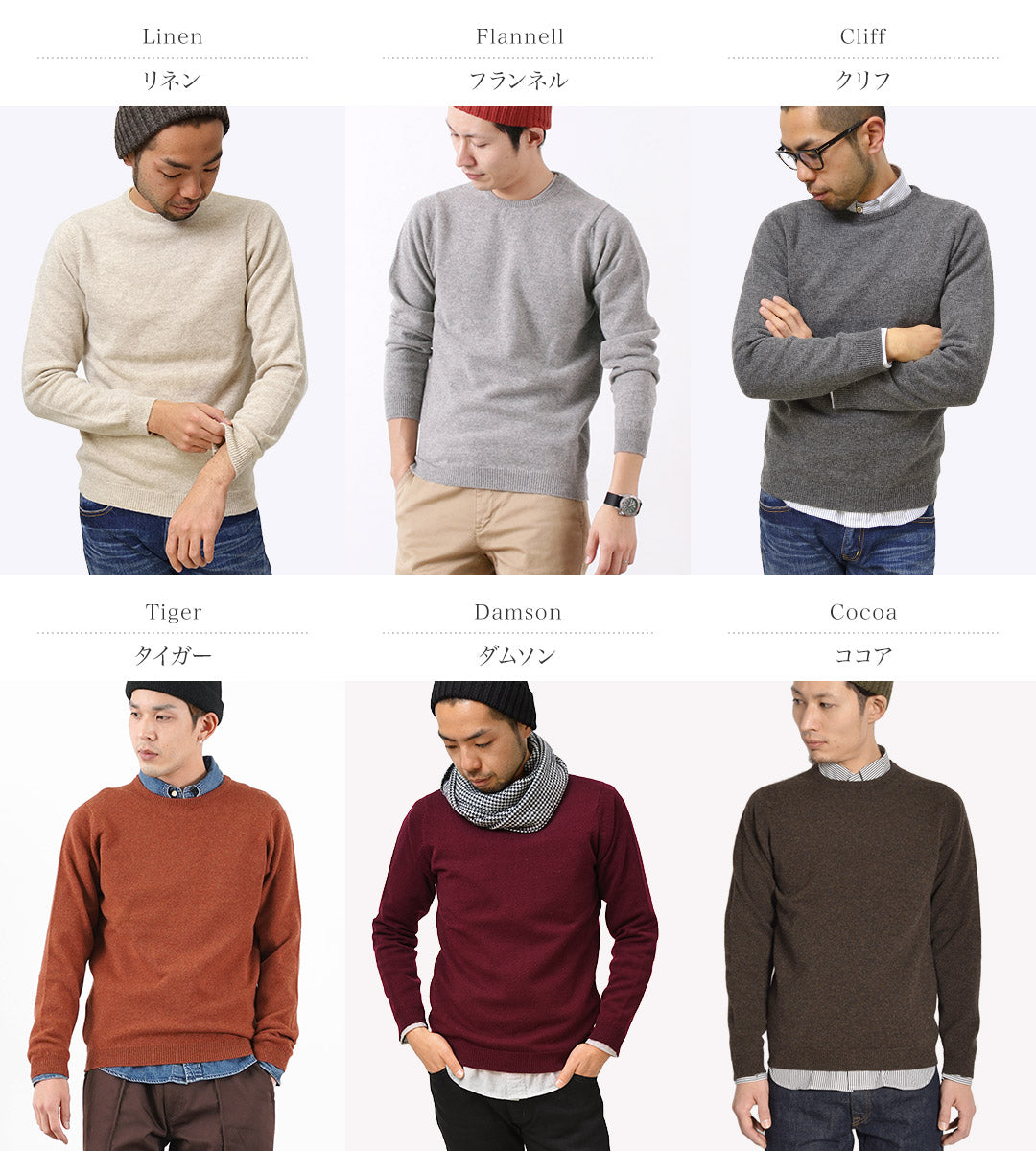 【20%OFF】WILLIAM LOCKIE(ウイリアムロッキー) ラムズウール クルーネック ニット