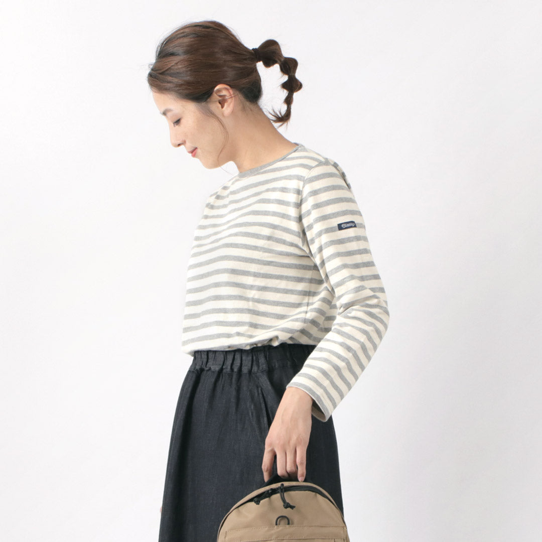 【30%OFF】TIEASY(ティージー) HDCS ボートネック ボーダー バスクシャツ