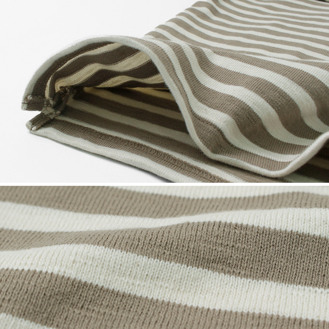 【30%OFF】TIEASY(ティージー) HDCS ボートネック ボーダー バスクシャツ