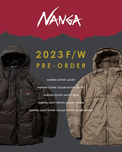 【 NANGA 】2023F/W 予約販売開始！！