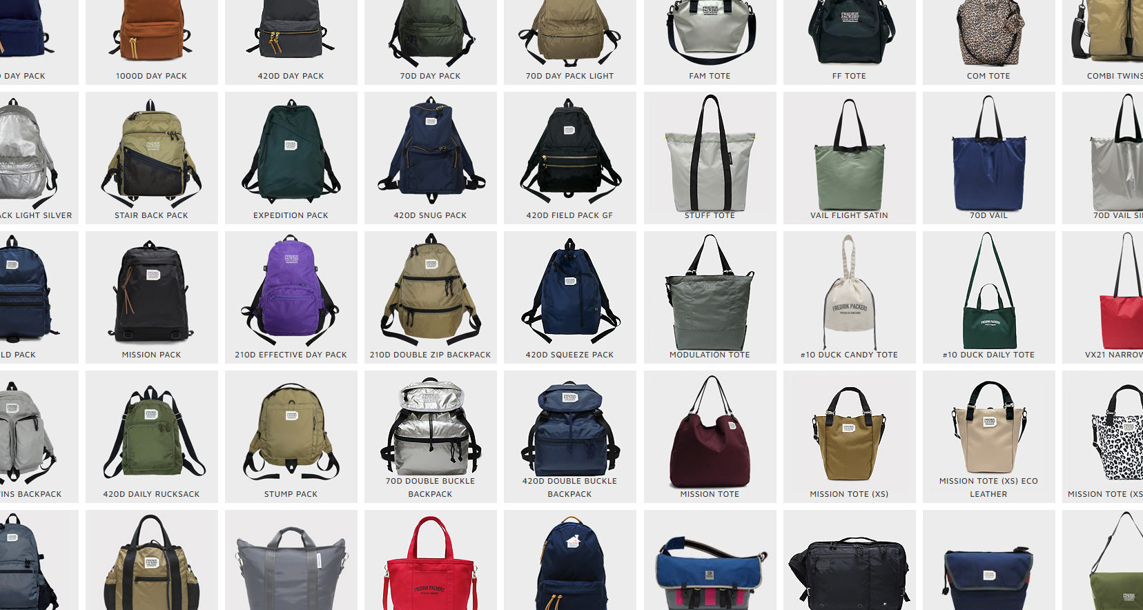 ＯＺＺＹ　FREDRIK PACKERS フレドリックパッカーズ BAUM-TOTE]FREDRIK PACKERS(フレドリック パッカーズ)BAUM TOTE