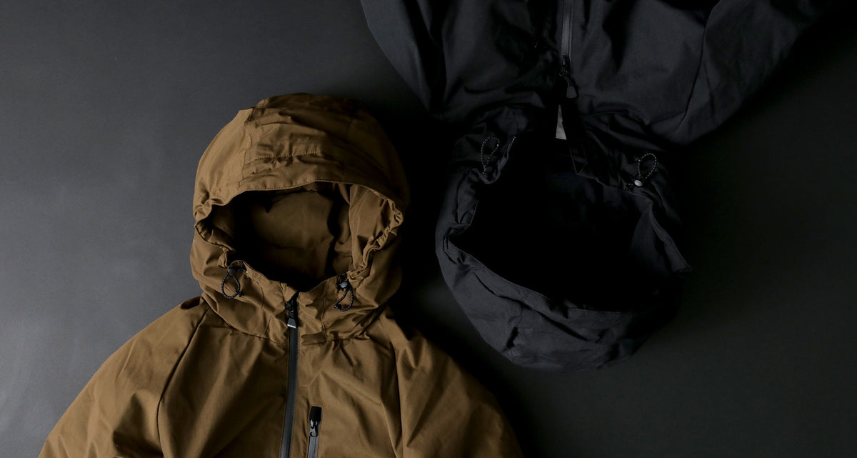 NANGA｜ナンガ｜別注・コラボ 焚火 ダウンジャケット｜ROCOCO ONLINE STORE 