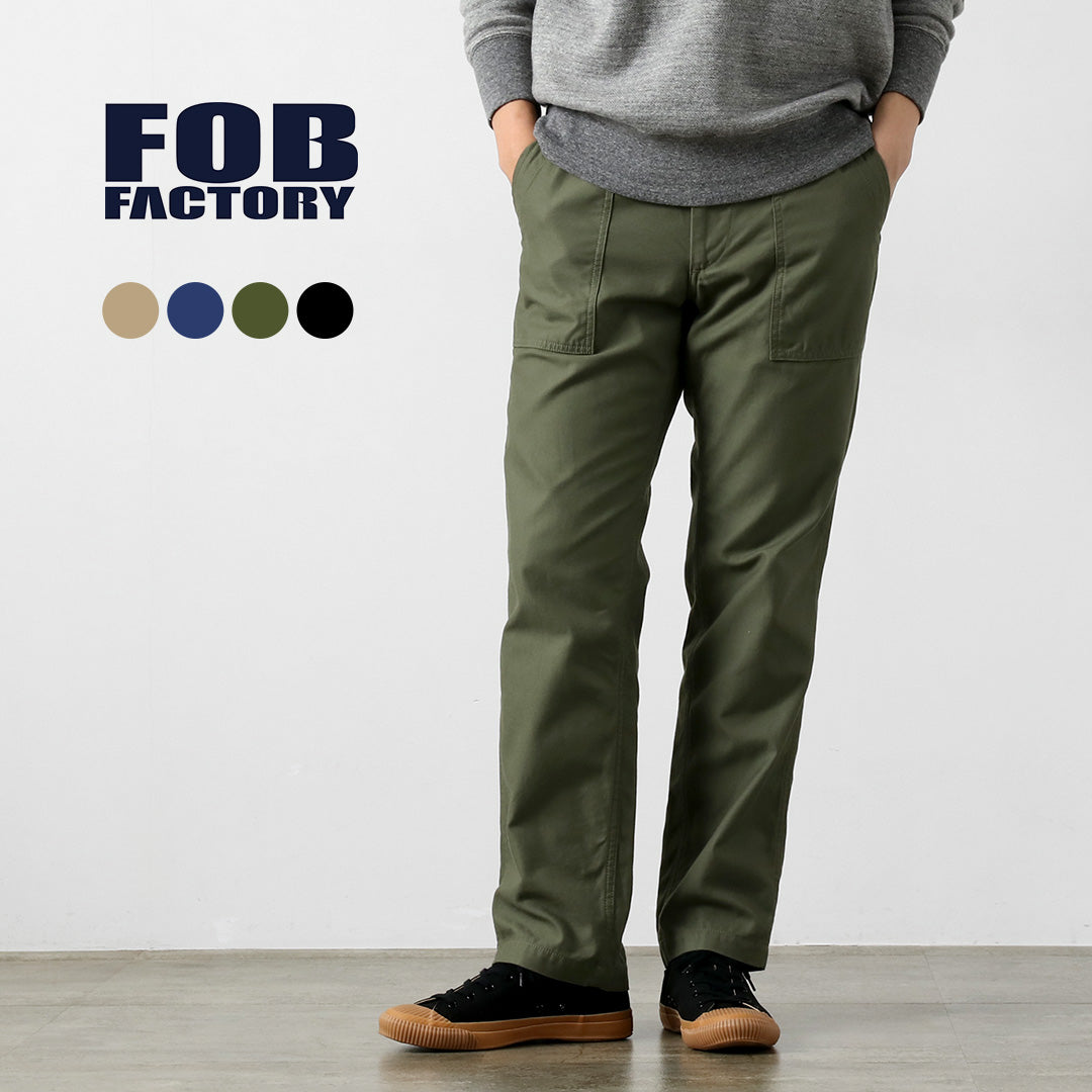 極美品】エフオービーファクトリー　ベイカーパンツ　ファティーグ　F0431　XL FOB FACTORY F.O.B ファクトリー ベイカーパンツ F0431 オリーブ
