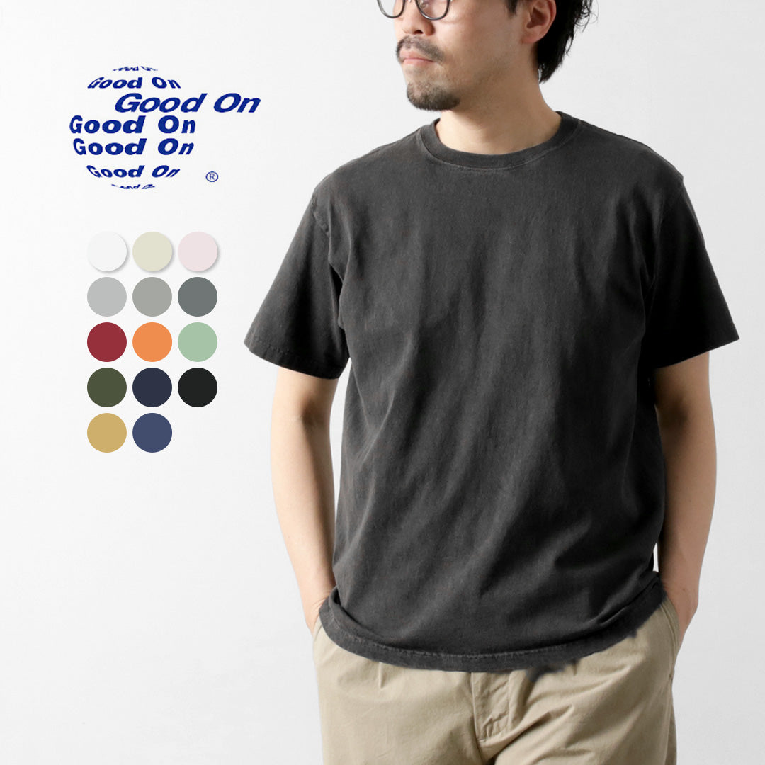 GOOD ON（グッドオン） カラー別注 ショートスリーブ クルーネック Tシャツ