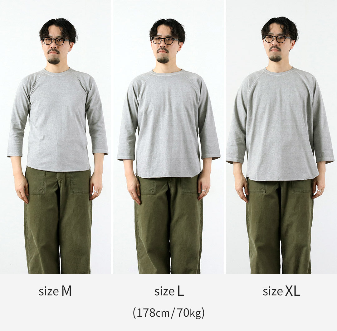 GOOD ON（グッドオン） カラー別注 ベースボール Tシャツ ラグラン