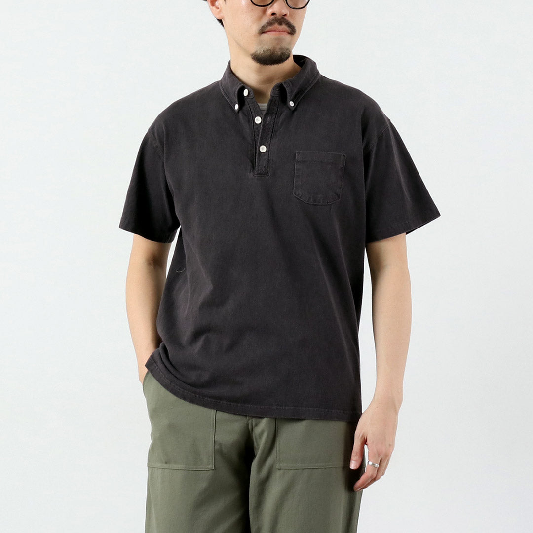 BATONER グレー ショートスリーブ ポロシャツ CHOMA POLO SHORT SLEEVE / GREY | BATONER (MEN)(バトナー) | T