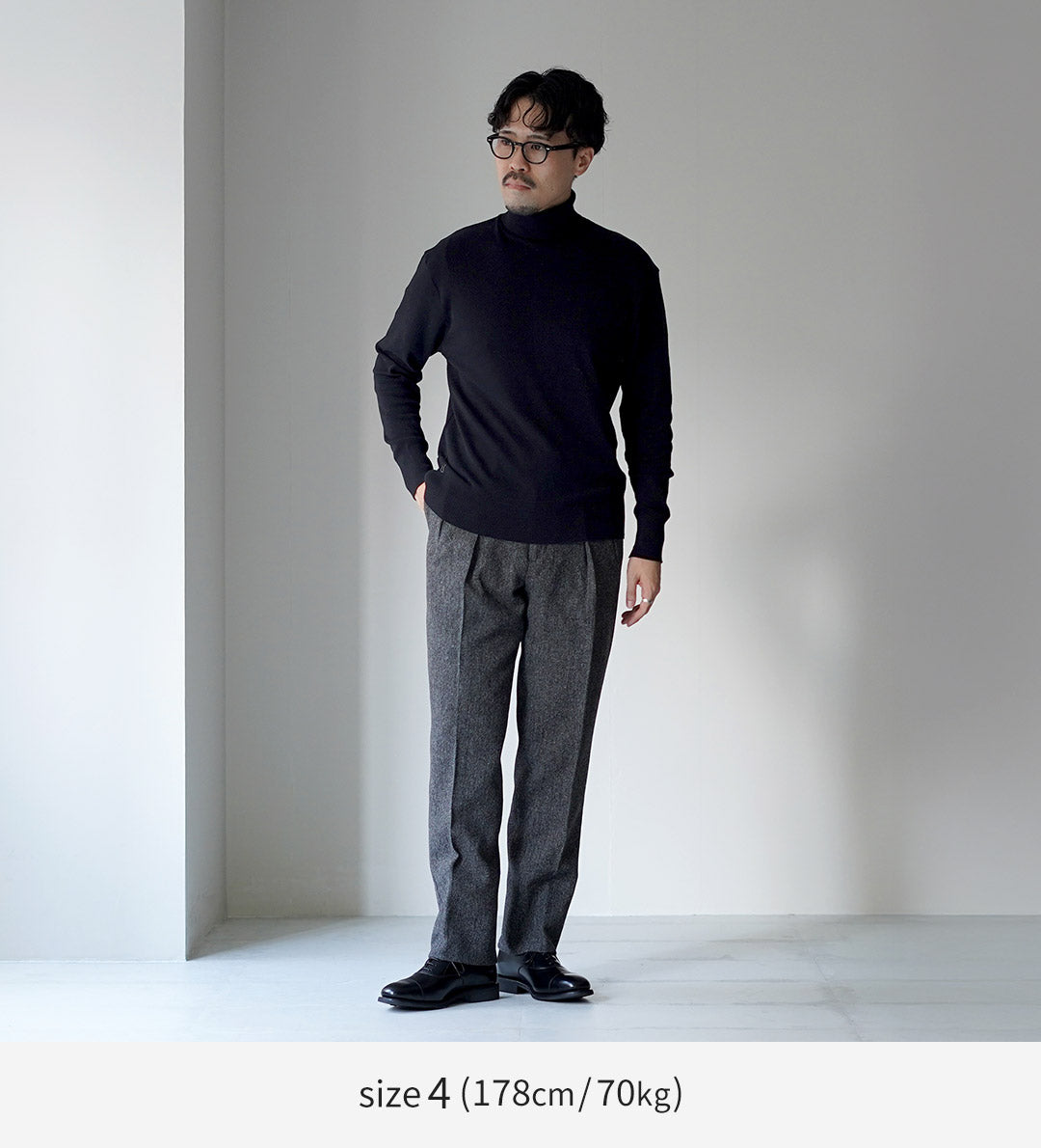 GICIPI（ジチピ） TIGRE ティーグレ タートルネック リラックスフィット ニットソー