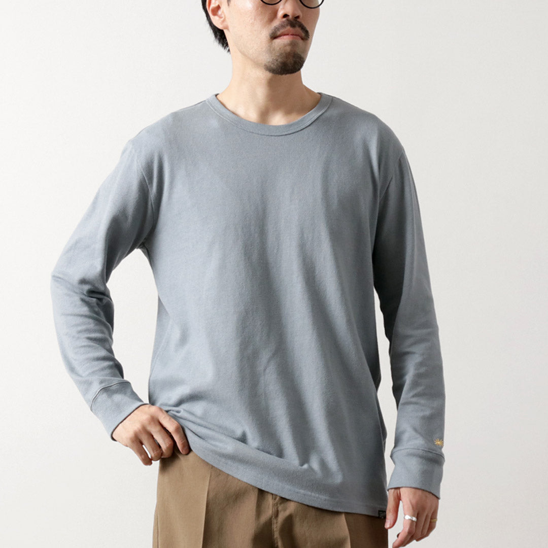 GOHEMP（ゴーヘンプ） サンブレンドウォーマー ベーシック ロングスリーブTシャツ / ヘンプ トップス 長袖 無地 メンズ SUN BLEND  WARMER BASIC L/SL TEE｜ROCOCO ONLINE STORE